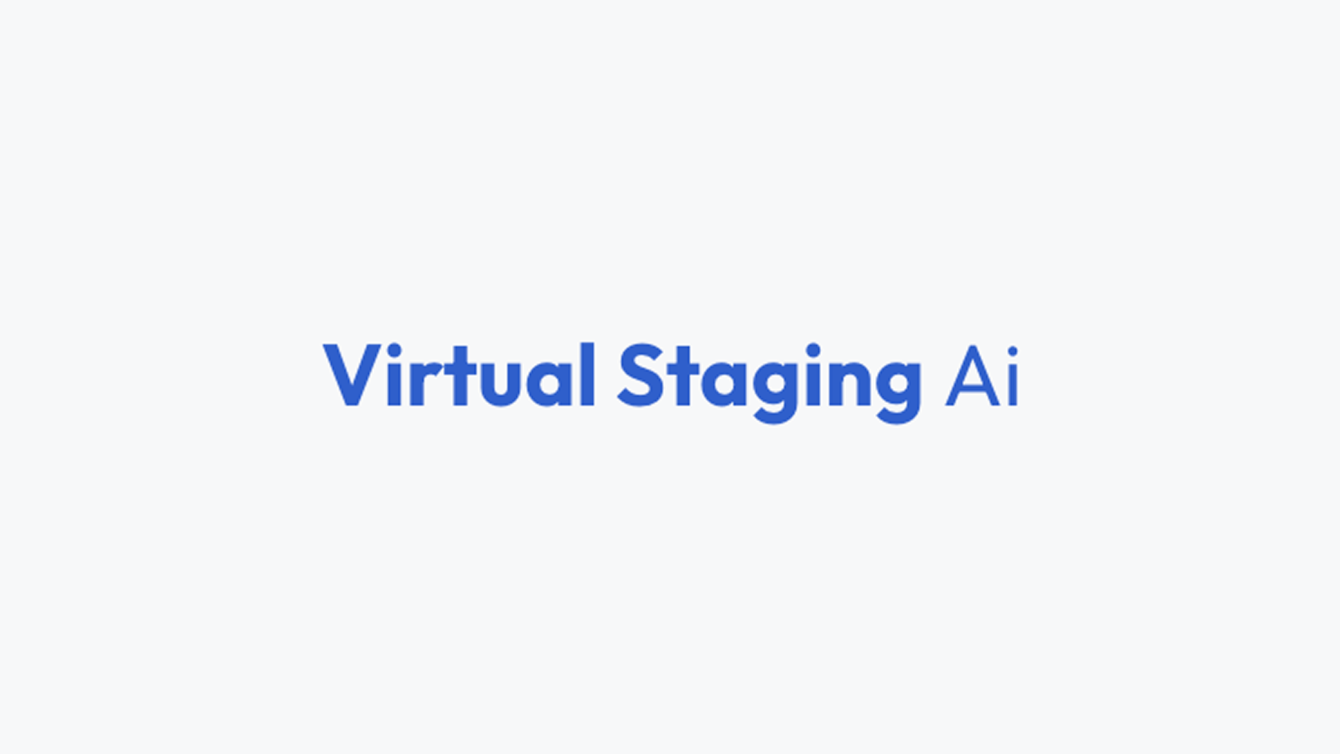 Virtual Staging AI